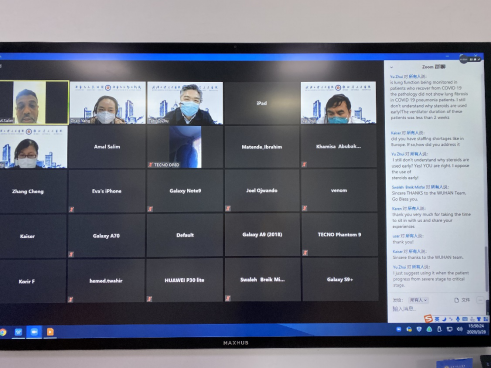 武汉大学人民医院连线非洲交流疫情诊疗与防控经验